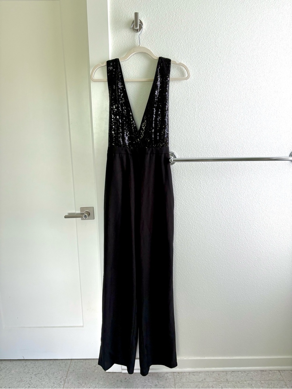 Lulus Disco Heaven Black Sequin Jumpsuit